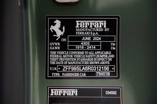 2024 Ferrari 296 GTB