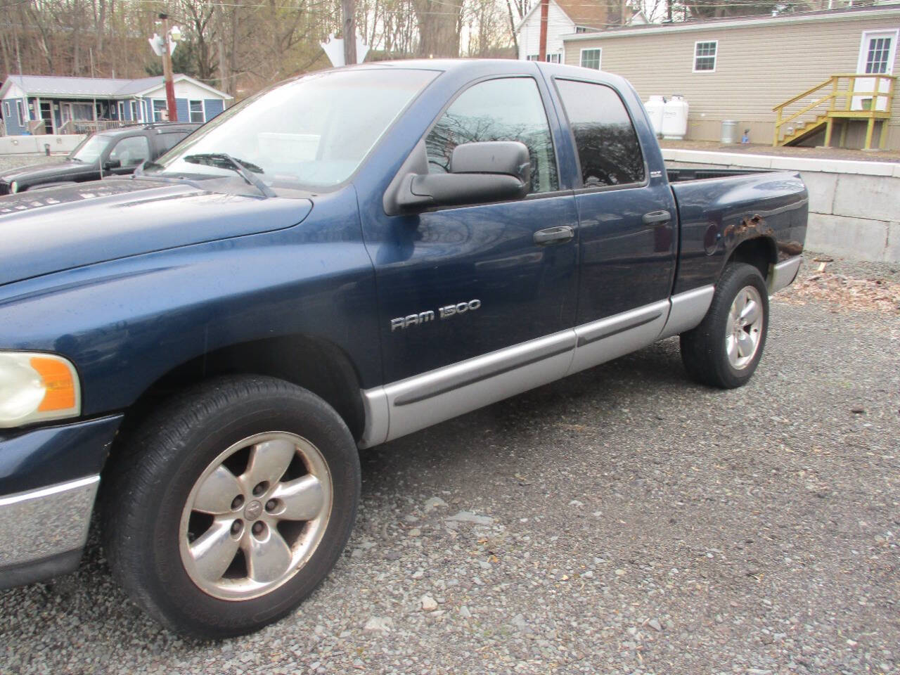Blue 2002 Dodge Ram 1500 ST 4dr Quad Cab ST 4WD SB 2