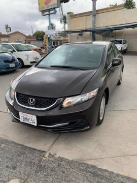 2013 Honda Civic for sale at Hunter's Auto Inc in North Hollywood CA