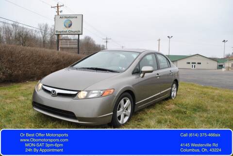 2006 Honda Civic for sale at Or Best Offer Motorsports in Columbus OH