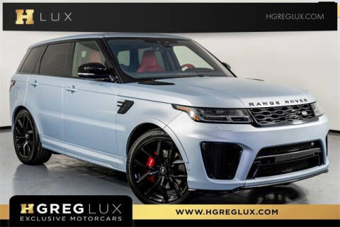 2021 Land Rover Range Rover Sport for sale at HGREG LUX EXCLUSIVE MOTORCARS in Pompano Beach FL