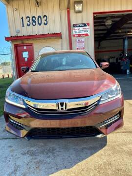 2017 Honda Accord for sale at Total Auto Services in Houston TX