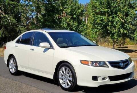 2007 Acura TSX for sale at CLEAR CHOICE AUTOMOTIVE in Milwaukie OR