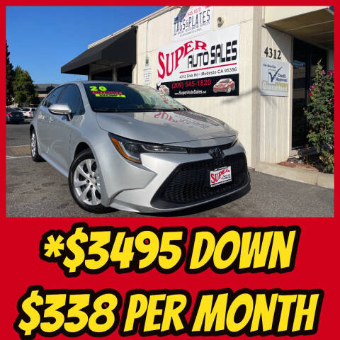 2020 Toyota Corolla for sale at Super Auto Sales Modesto in Modesto, CA