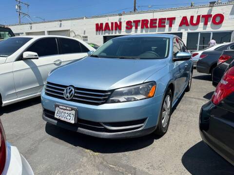 2012 Volkswagen Passat for sale at Main Street Auto in Vallejo CA