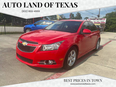 2014 Chevrolet Cruze for sale at Auto Land Of Texas in Cypress TX