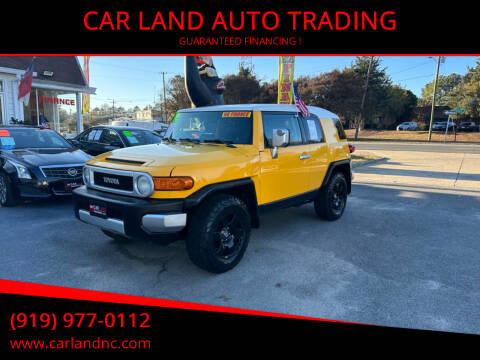 2007 Toyota FJ Cruiser for sale at CAR LAND  AUTO TRADING in Raleigh NC