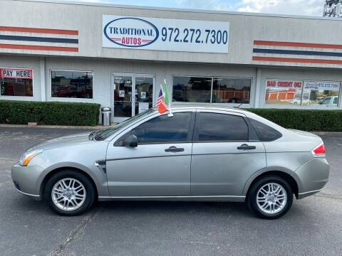 2008 Ford Focus for sale at Traditional Autos in Dallas TX