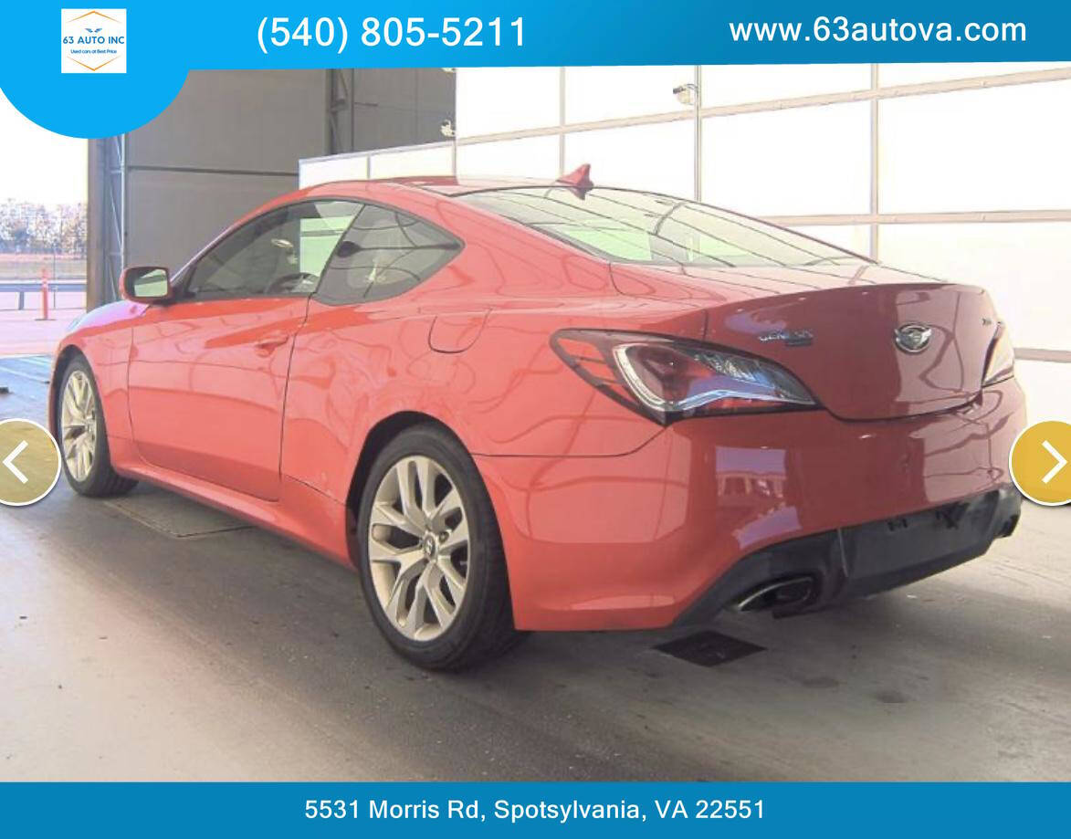 2013 Hyundai Genesis Coupe for sale at 63 Auto Inc in Spotsylvania, VA