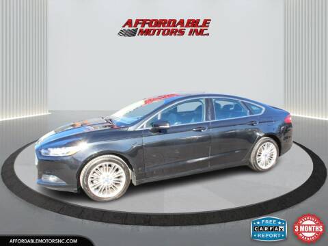 2014 Ford Fusion for sale at AFFORDABLE MOTORS INC in Winston Salem NC