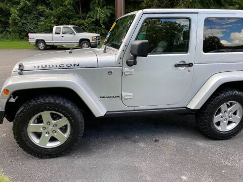 2012 Jeep Wrangler for sale at WHARTON'S AUTO SVC & USED CARS in Wheeling WV