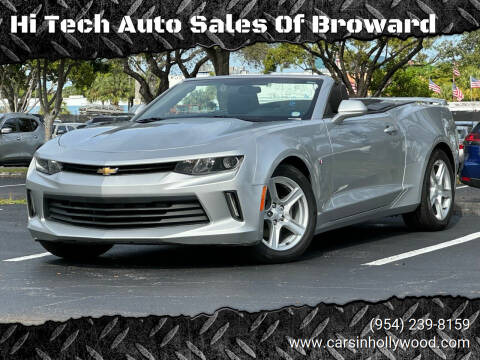 2018 Chevrolet Camaro for sale at Hi Tech Auto Sales Of Broward in Hollywood FL