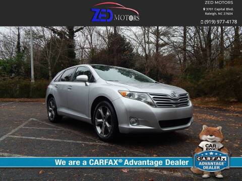 2011 Toyota Venza for sale at Zed Motors in Raleigh NC