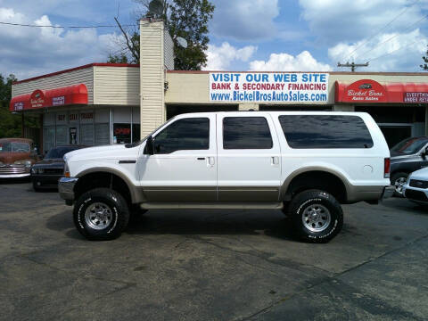 2001 Ford Excursion for sale at Bickel Bros Auto Sales, Inc in West Point KY