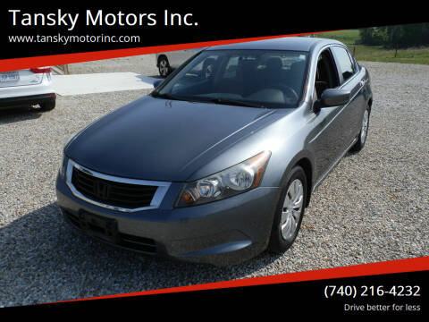 2008 Honda Accord for sale at Tansky Motors Inc. in Rockbridge OH
