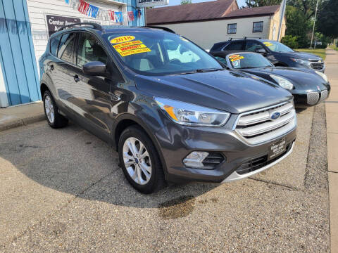 2018 Ford Escape for sale at CENTER AVENUE AUTO SALES in Brodhead WI