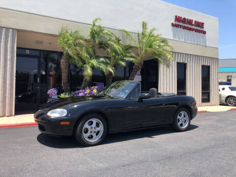1999 Mazda MX-5 Miata for sale at HIGH-LINE MOTOR SPORTS in Brea CA