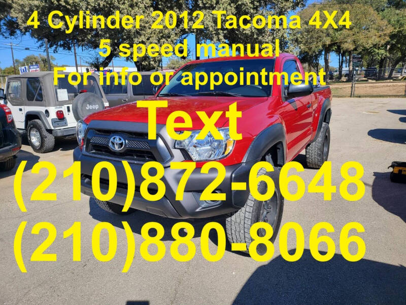 2012 Toyota Tacoma for sale at STX Auto Group in San Antonio TX