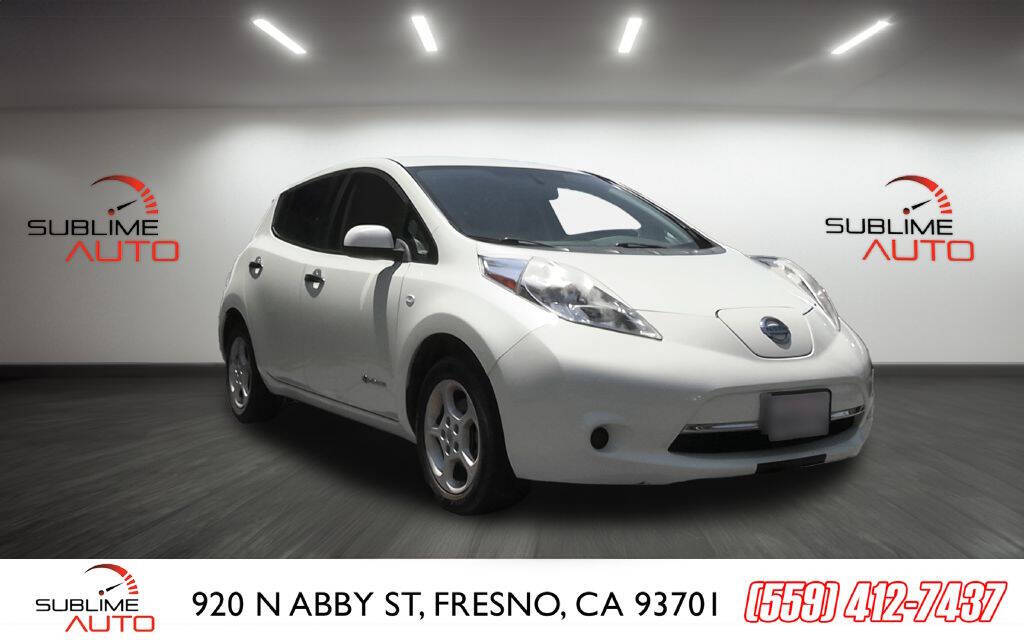 2012 Nissan LEAF for sale at SUBLIME AUTO in Fresno, CA