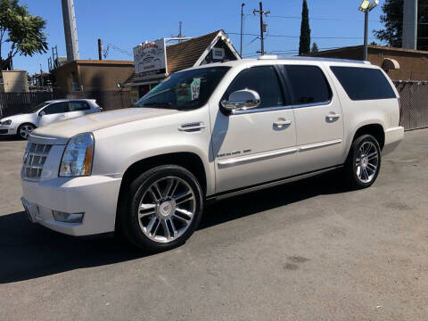 2013 Cadillac Escalade ESV for sale at C J Auto Sales in Riverbank CA