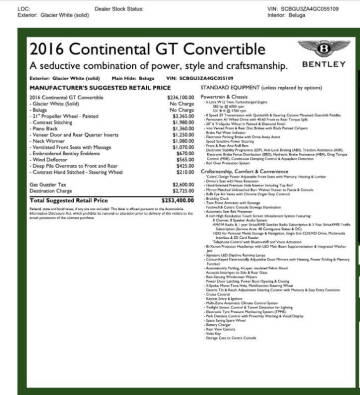 2016 Bentley Continental GT