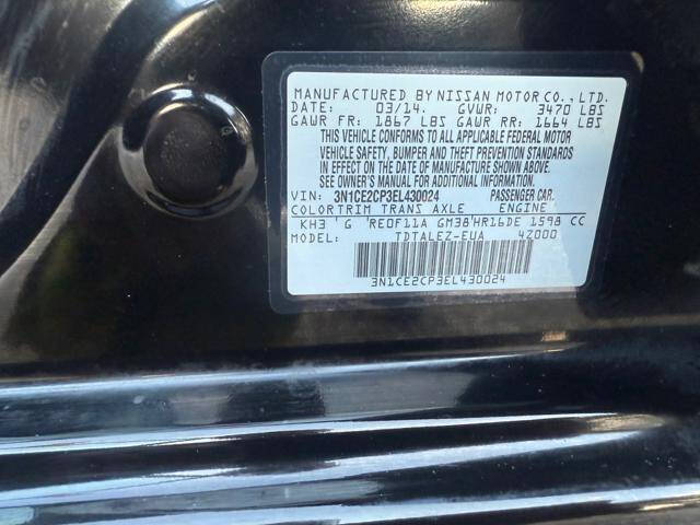 2014 Nissan Versa Note SV