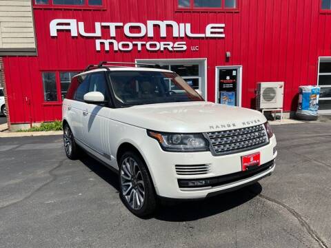 2014 Land Rover Range Rover for sale at AUTOMILE MOTORS in Saco ME