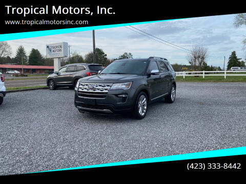 2019 Ford Explorer for sale at Tropical Motors, Inc. in Riceville TN