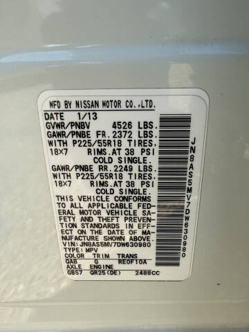 2013 Nissan Rogue SV