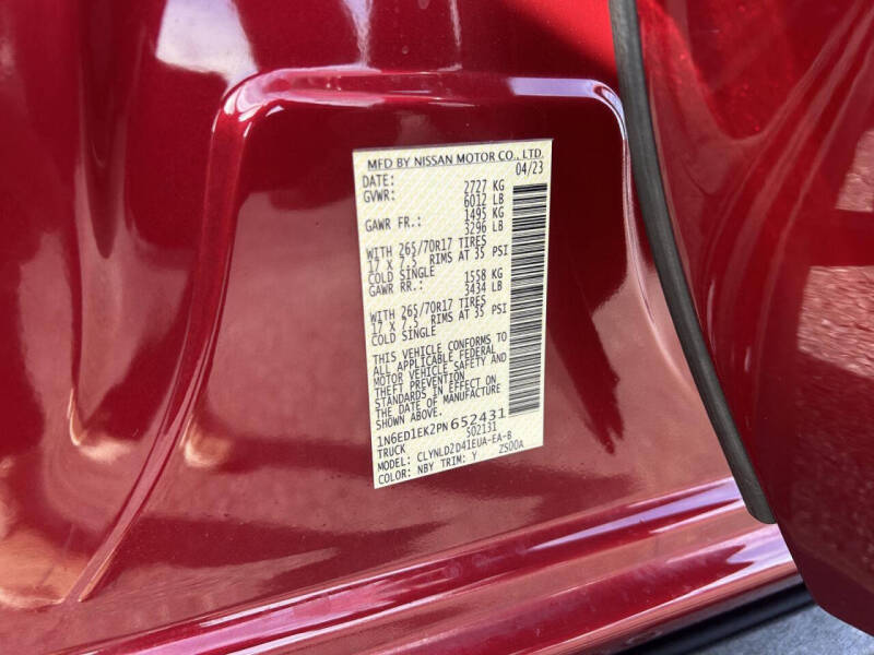 2023 Nissan Frontier PRO-4X