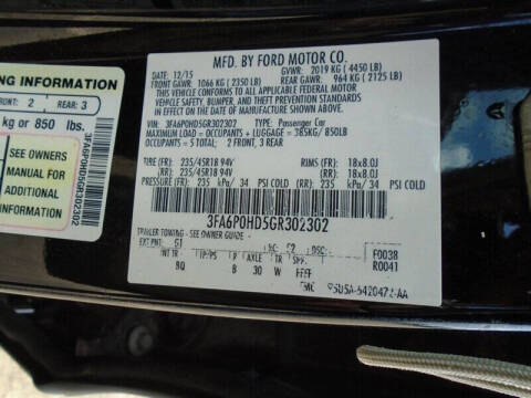 2016 Ford Fusion SE