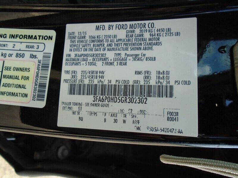 2016 Ford Fusion SE