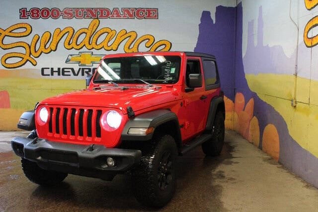 Used 2019 Jeep Wrangler Sport with VIN 1C4GJXAG2KW668110 for sale in Grand Ledge, MI