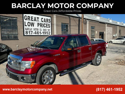 2013 Ford F-150 for sale at BARCLAY MOTOR COMPANY in Arlington TX