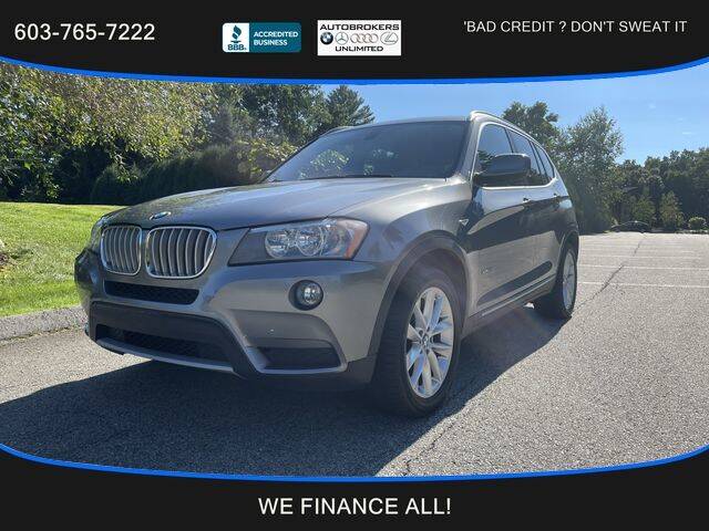 2013 BMW X3 for sale at Auto Brokers Unlimited in Derry NH