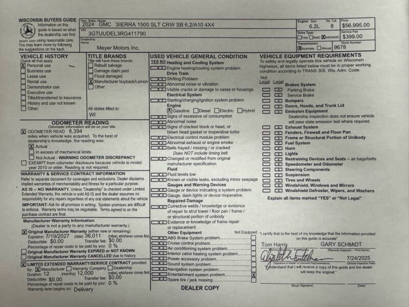 2024 GMC Sierra 1500