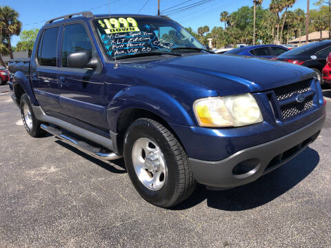 2004 Ford Explorer Sport Trac for sale at RIVERSIDE MOTORCARS INC - South Lot in New Smyrna Beach FL
