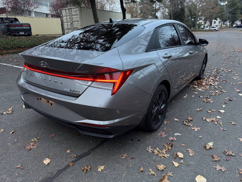 2023 Hyundai Elantra Hybrid Blue