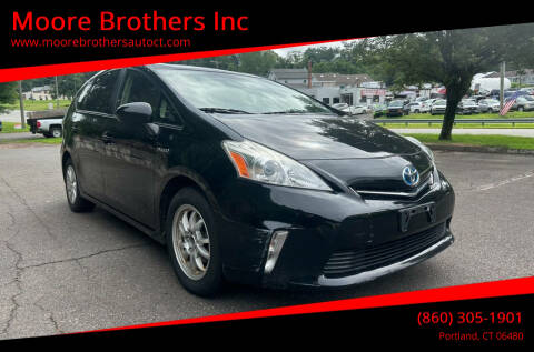 2012 Toyota Prius v for sale at Moore Brothers Inc in Portland CT