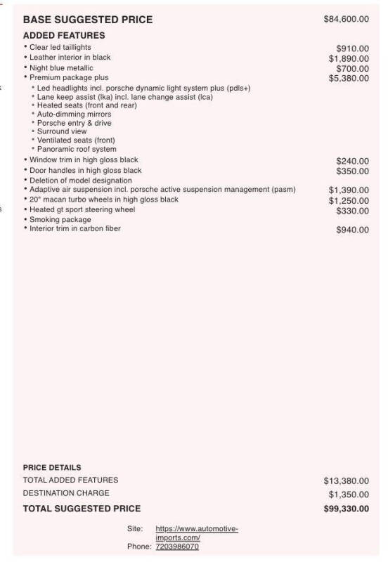 2021 Porsche Macan Turbo