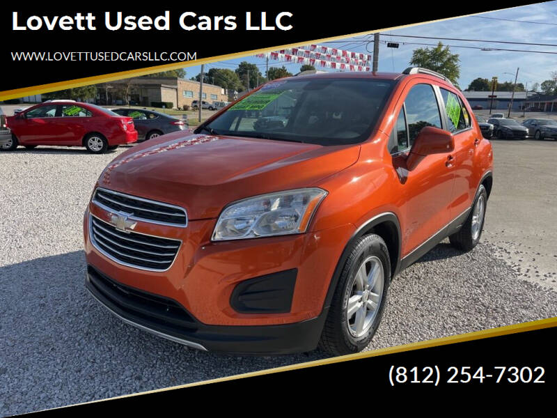 2015 Chevrolet Trax for sale at Lovett Used Cars LLC in Washington IN