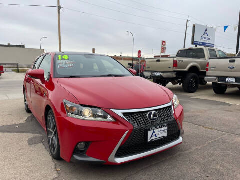 2014 Lexus CT 200h for sale at Apollo Auto Sales LLC in Sioux City IA