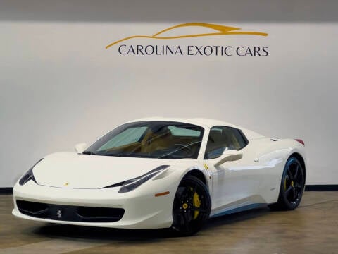 2014 Ferrari 458 Spider for sale at Carolina Exotic Cars & Consignment Center in Raleigh NC