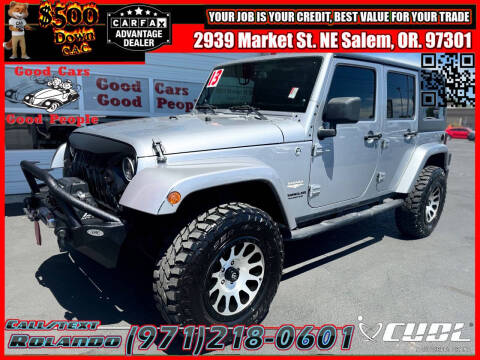 2013 Jeep Wrangler Unlimited for sale at Good Cars Good People in Salem OR