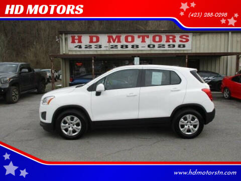 2016 Chevrolet Trax for sale at HD MOTORS in Kingsport TN