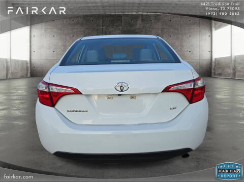 2016 Toyota Corolla LE