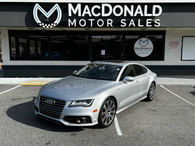 2012 Audi A7 for sale at MacDonald Motor Sales in High Point NC