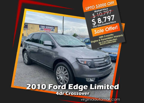 2010 Ford Edge for sale at Virginia Auto Mall in Woodford VA
