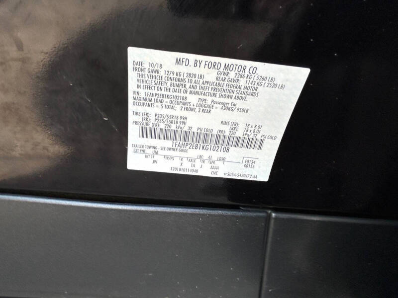 2019 Ford Taurus SEL