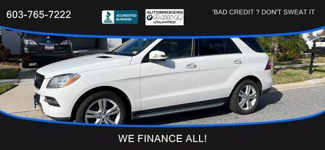 2015 Mercedes-Benz M-Class for sale at Auto Brokers Unlimited in Derry NH